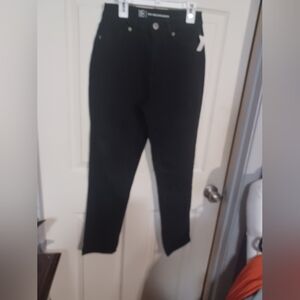 Black High-Waisted Jeans Size 3 Waist 12 In